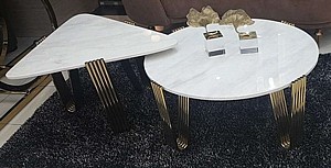 שולחן סלון מעוצב מנירוסטה דגם לצ'ה שולחן סלון מעוצב מנירוסטה דגם לצ'ה
